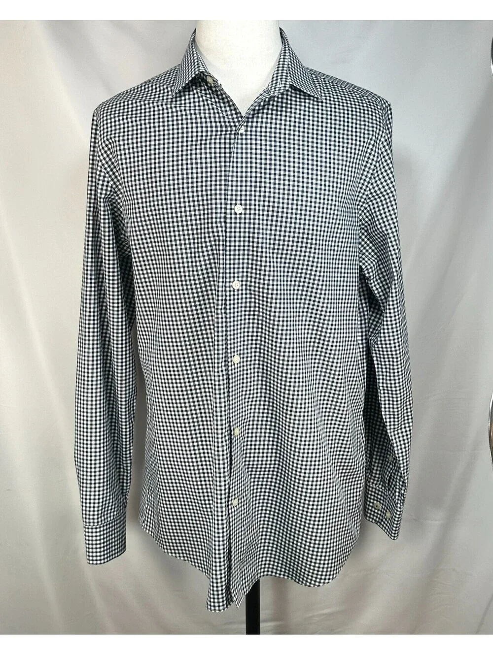 Banana Republic Camden Stretch Non-Iron Button Up Blue Men L